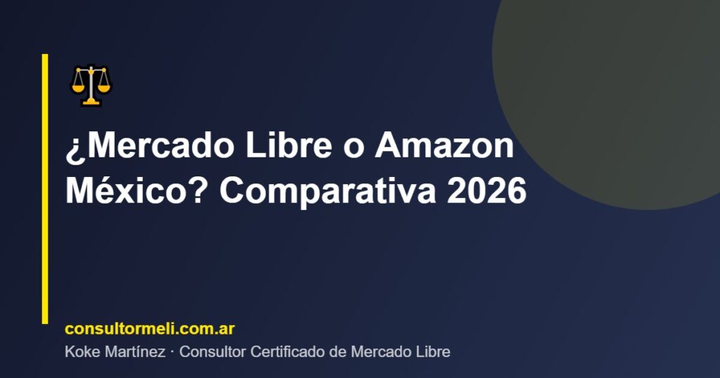 ¿Mercado Libre o Amazon México? Comparativa 2026